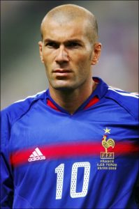zinedine zidan zizou joueur pro de football