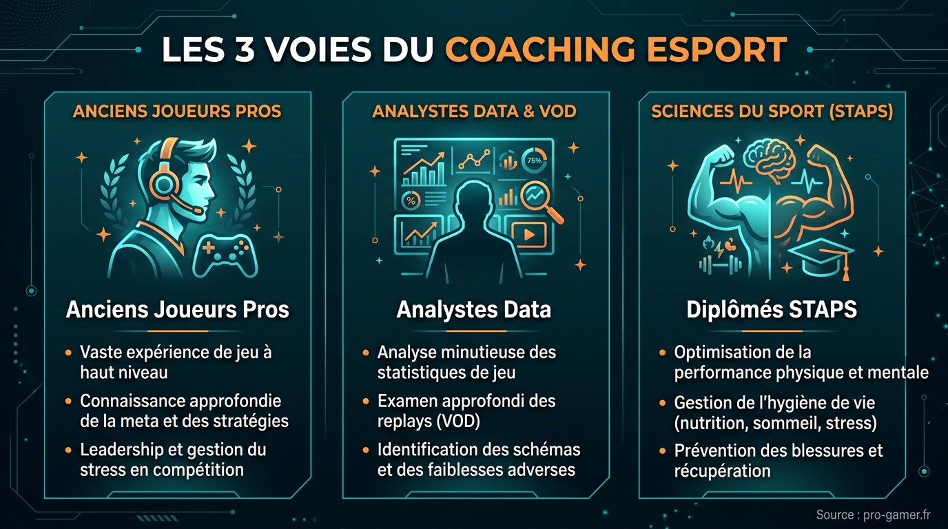 Les 3 Voies du Coaching Esport