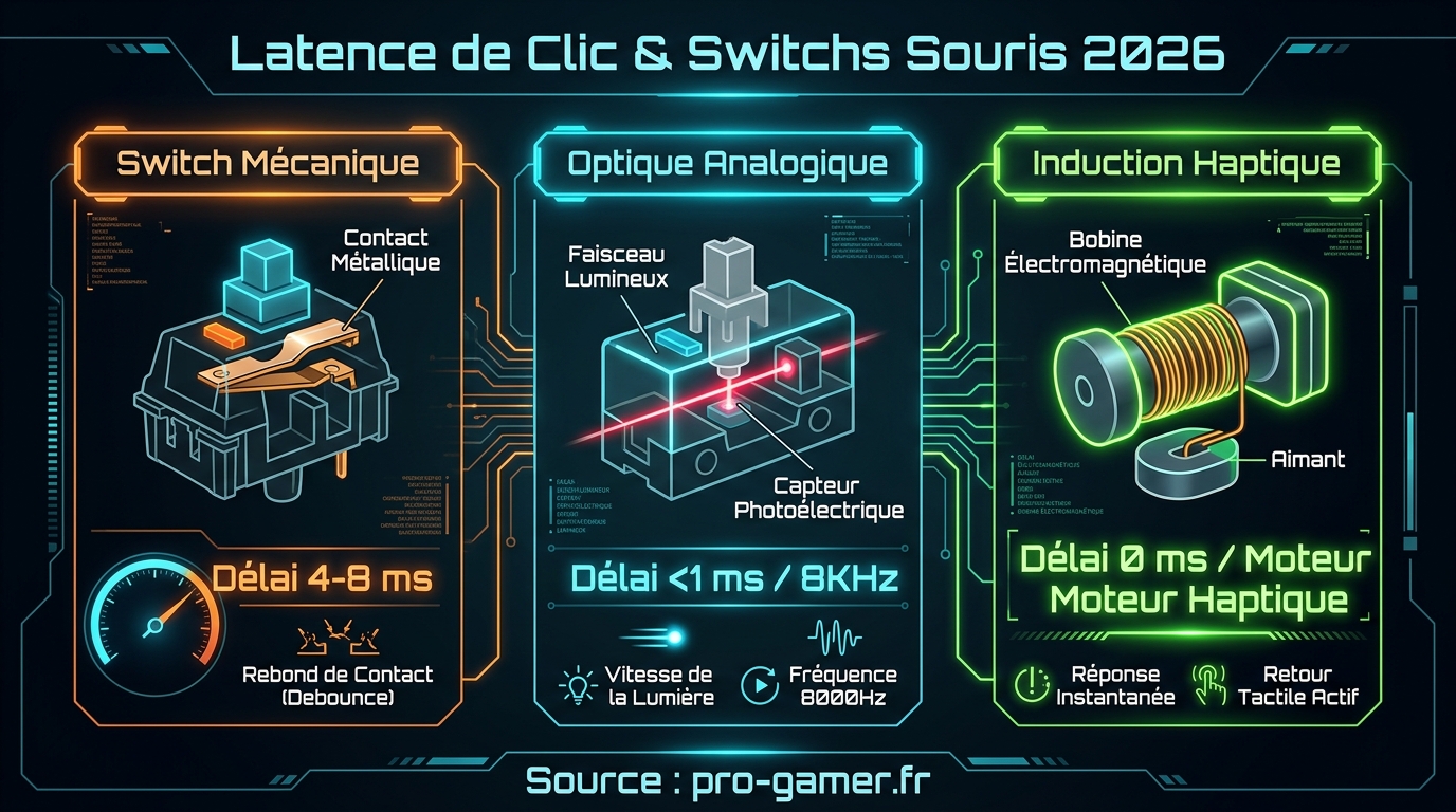 Latence de Clic & Switchs Souris 2026