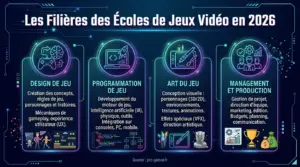 Écoles de Jeux Vidéo et Game Design en 2026 : Le Guide des Formations (Code, Art & Animation)