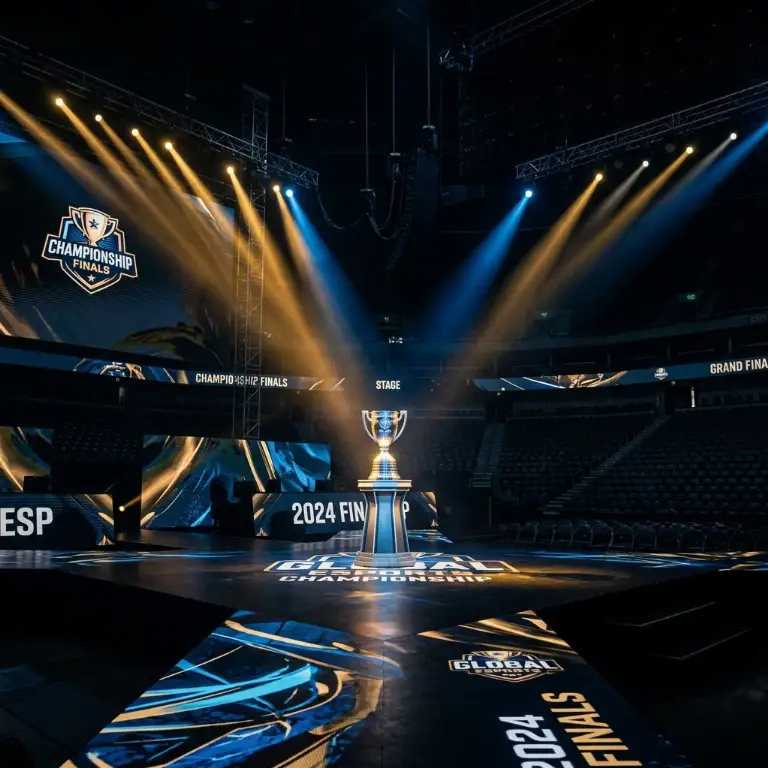 Trophee esport sous les projecteurs
