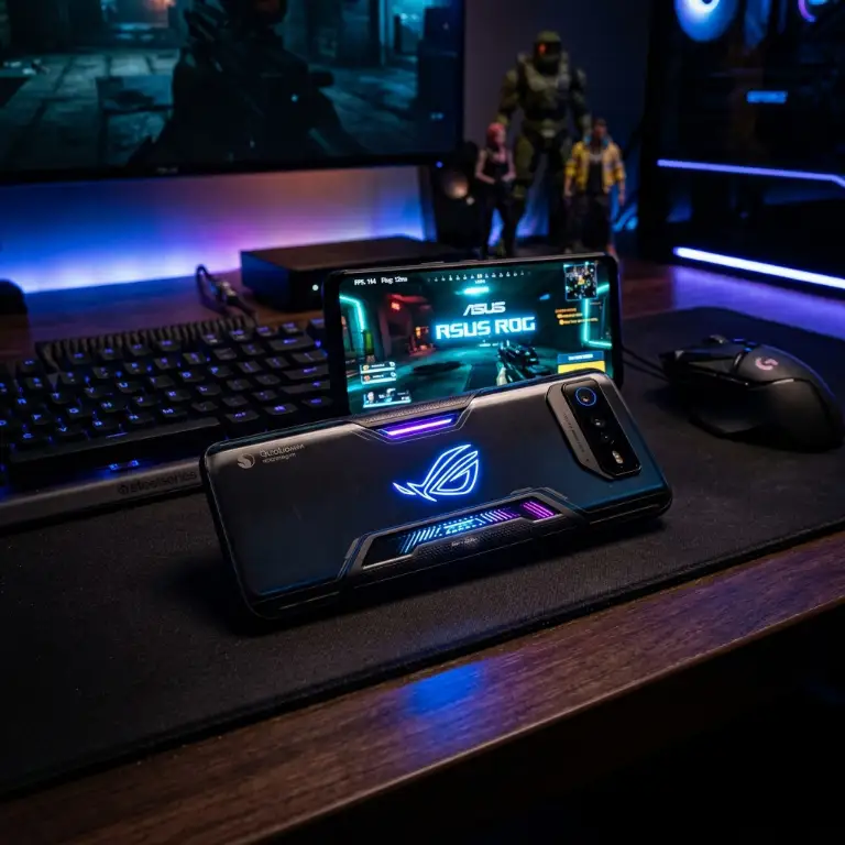 Smartphone gamer e-sport