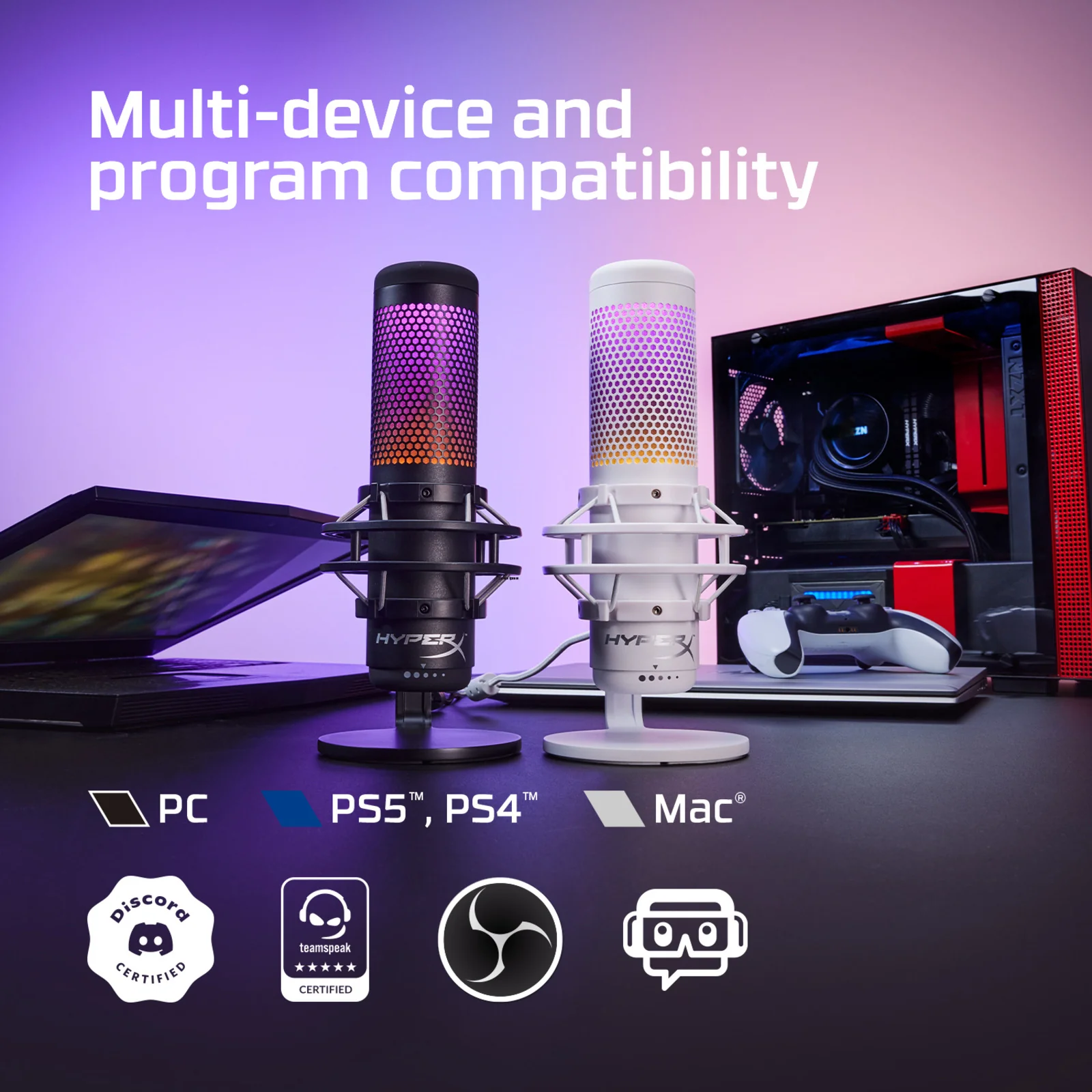 Visuel HyperX QuadCast S