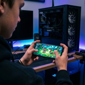 L&rsquo;e-sport mobile en France : Pourquoi les jeunes boudent les PC à 2000 € ?