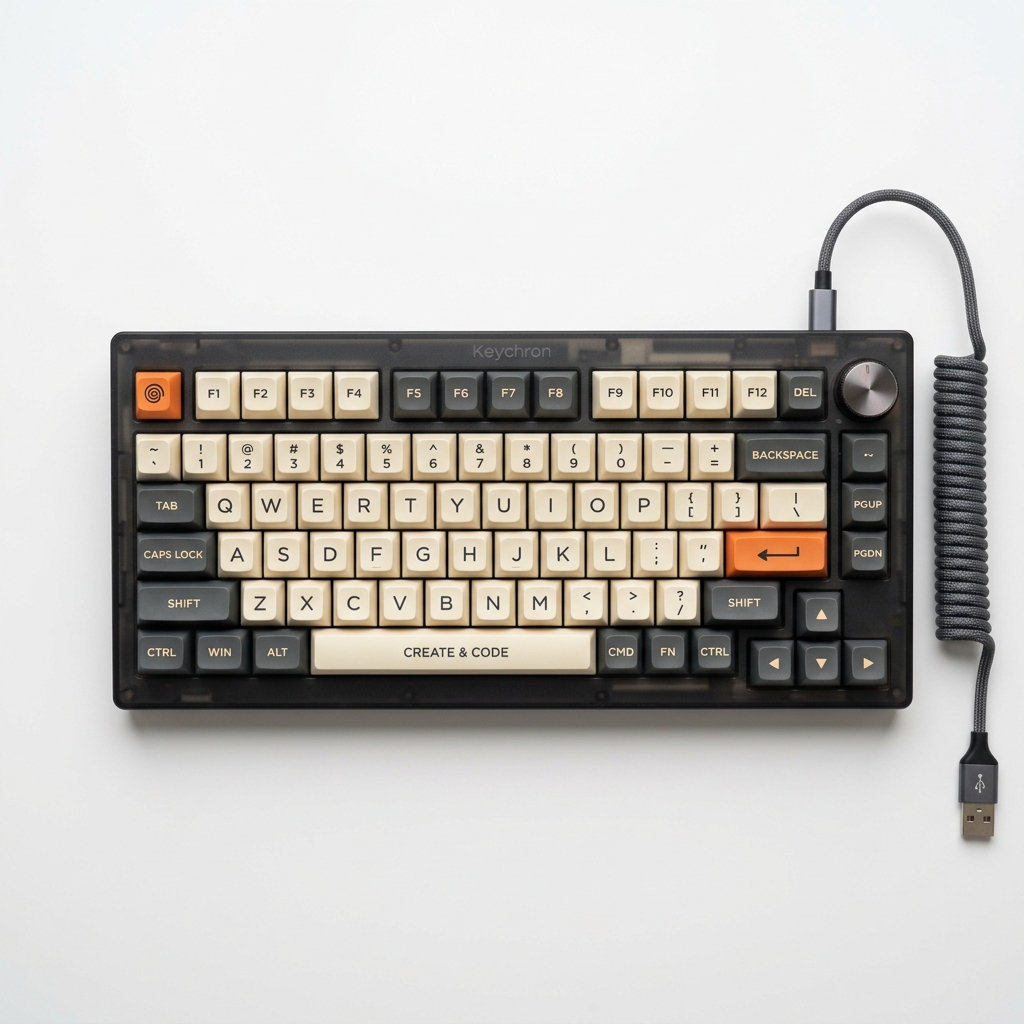 Keychron V1 QMK AZERTY (Custom Hotswap)