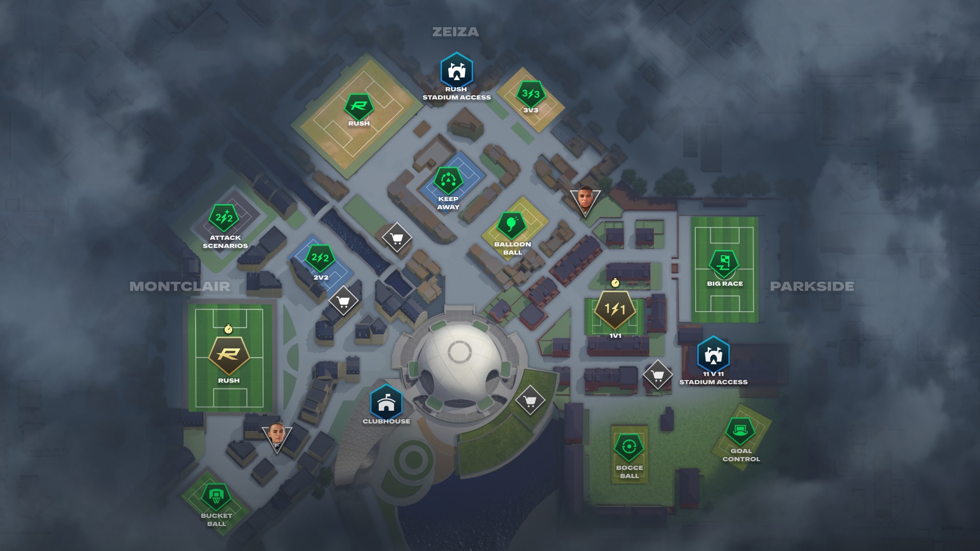 Carte du Monde The Grounds EA FC 27