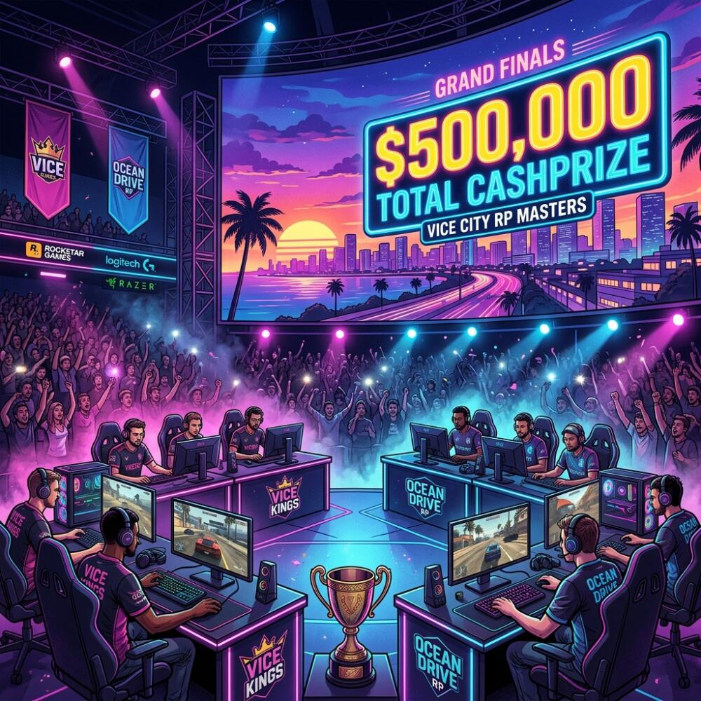 GTA RP Esport tournoi Rockstar Games Vice City