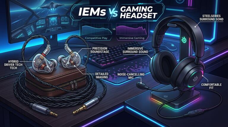 Pourquoi les pro-gamers abandonnent les casques gaming pour des IEMs (In-Ear Monitors)
