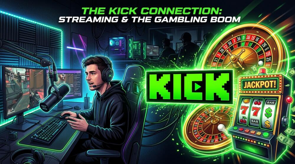 Kick V2 streaming monetisation et gambling