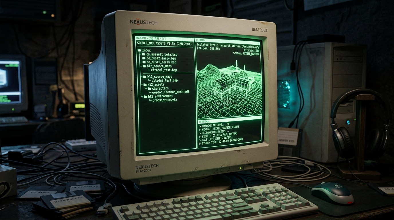 Archives datamining de Valve avec assets Half-Life et Counter-Strike