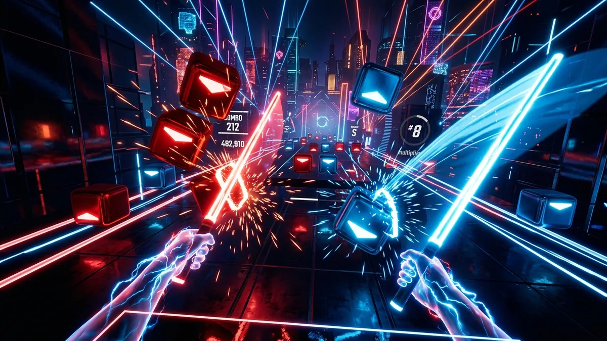 Mise à jour Beat Saber mode Flux sans manette et Meta Quest 3