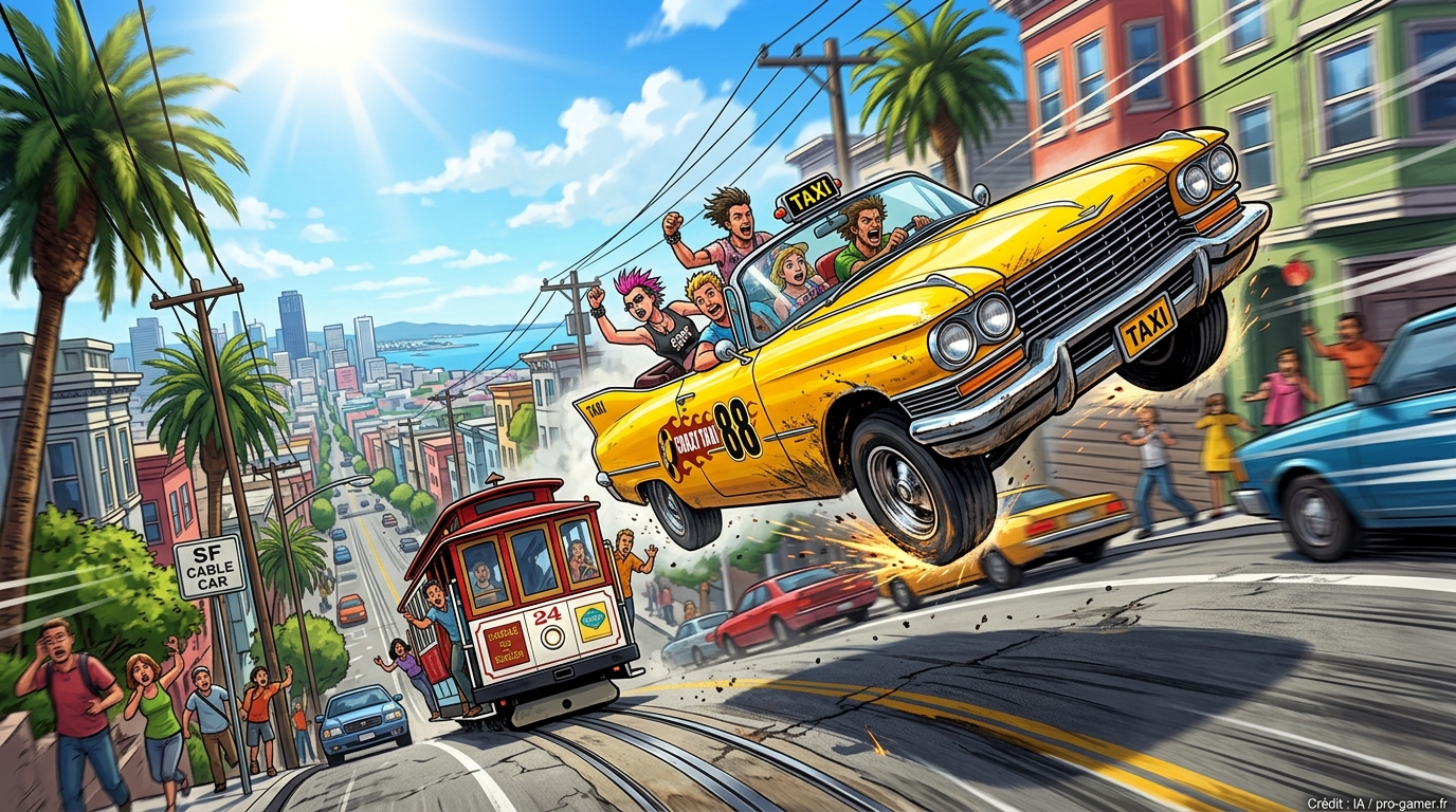 Crazy Taxi World Tour Gameplay Multijoueur