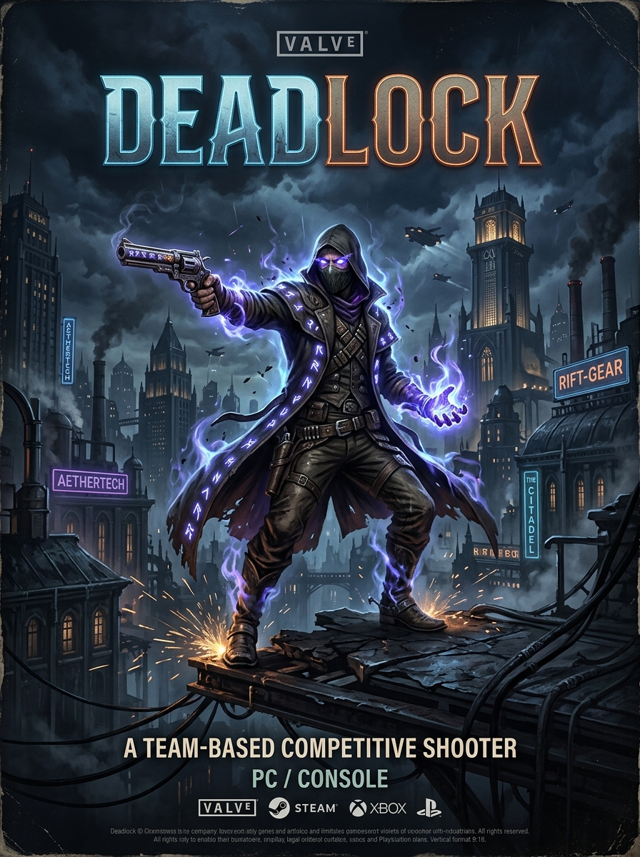 Jaquette officielle du jeu Deadlock Valve