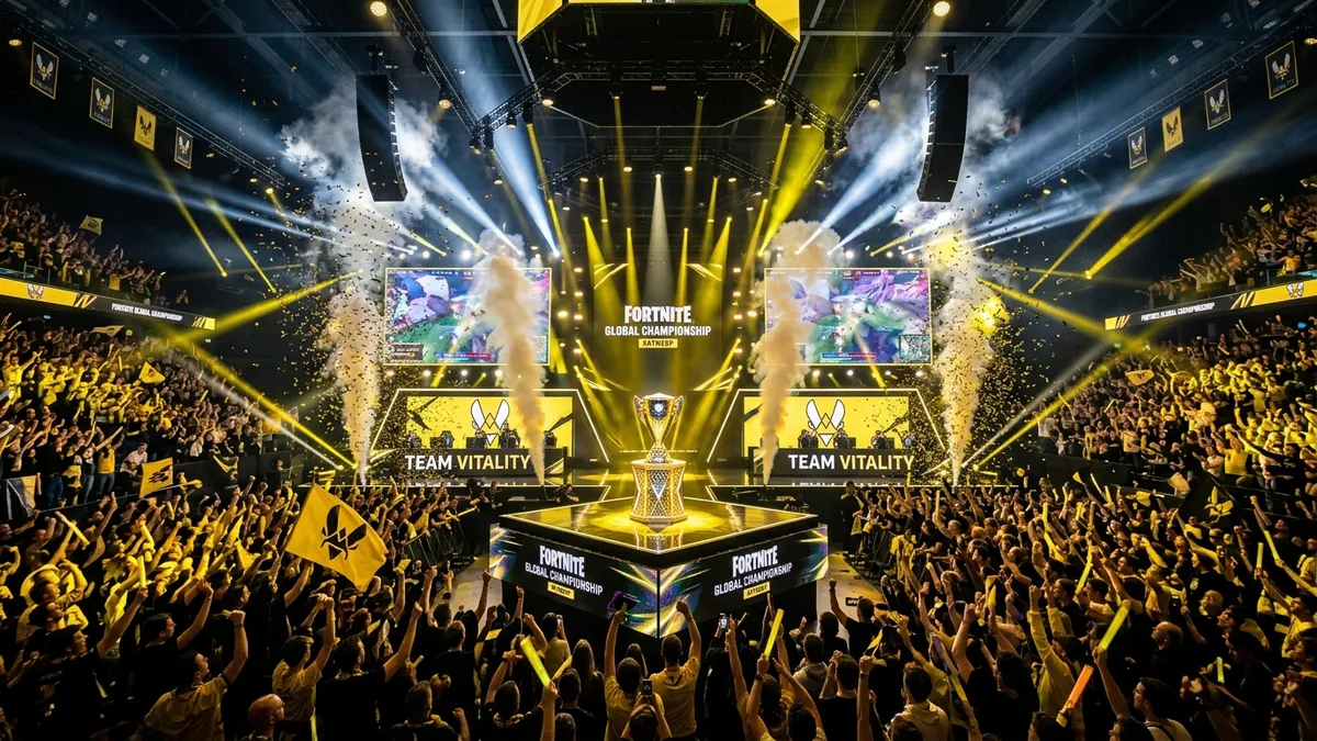 SwizzY et Pixie champions du monde Fortnite FNCS 2026 pour Vitality