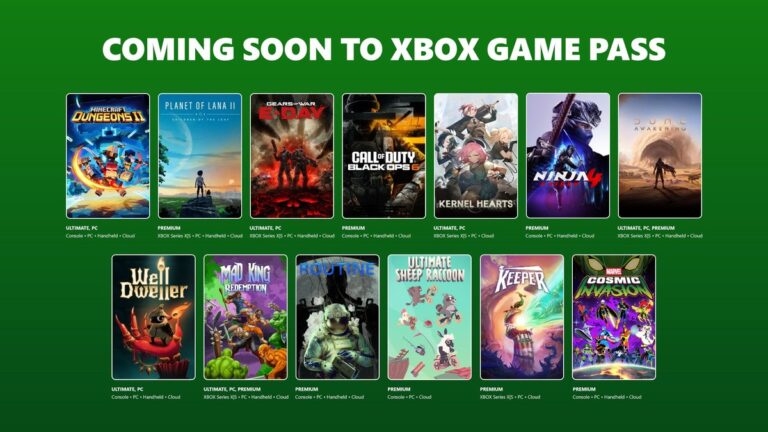 Xbox Game Pass Septembre 2026