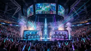 Arène de championnat mondial des meilleurs jeux esport 2026