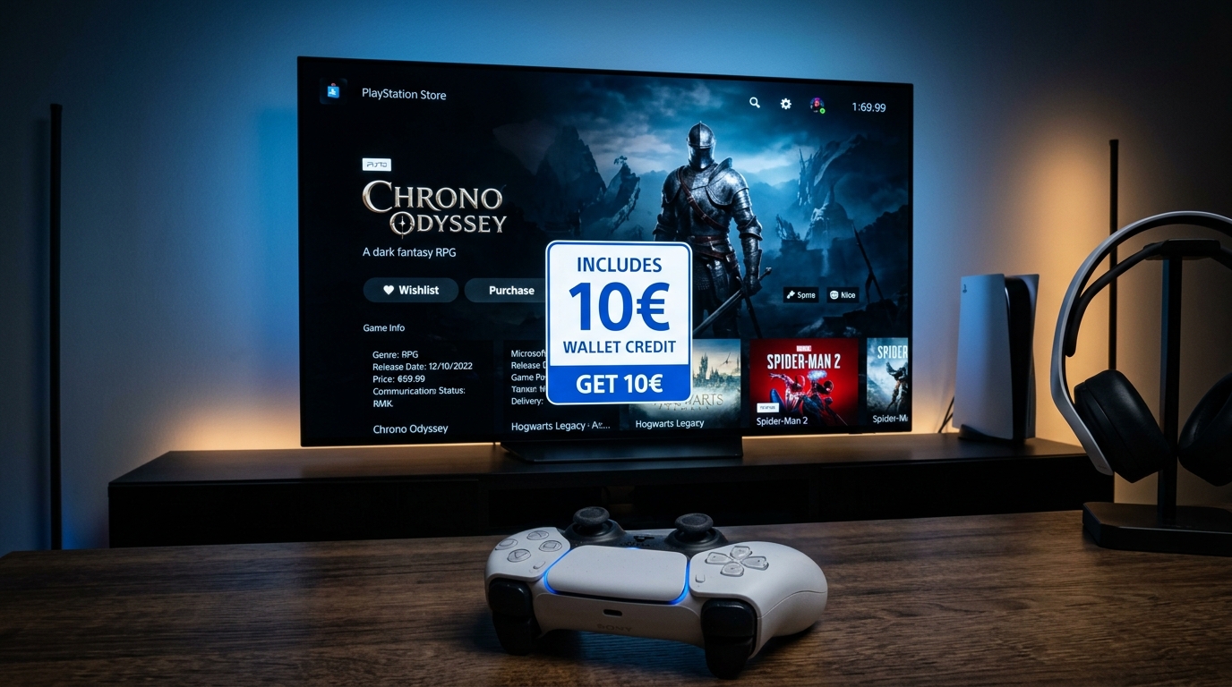 Bannière PlayStation Rewards Wallet Credit sur le PlayStation Store
