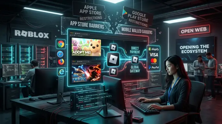 Roblox guerre stores Apple Google