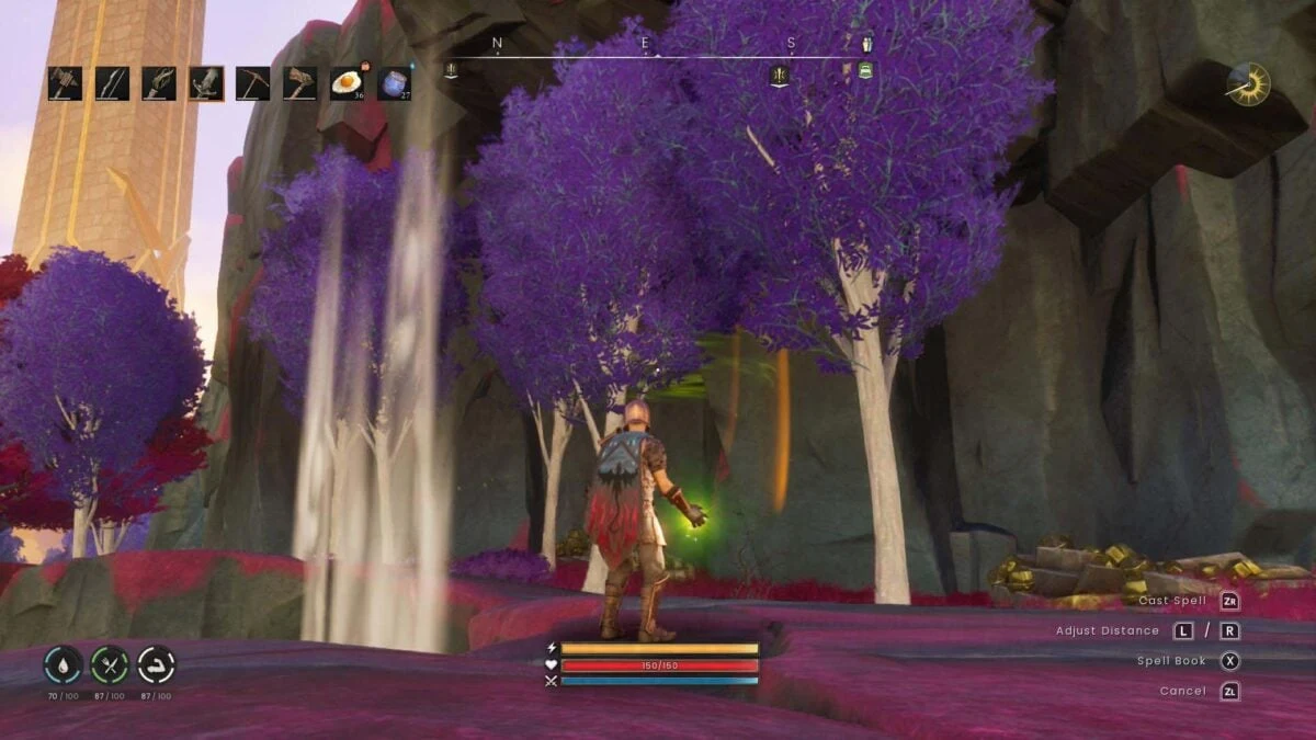 Capture d'écran in-game RuneScape Dragonwilds sur Nintendo Switch 2