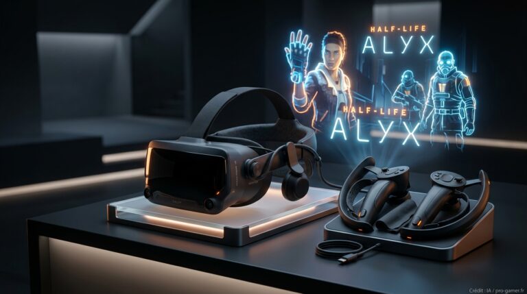 Valve Steam Frame Casque VR Autonome avec Half Life Alyx