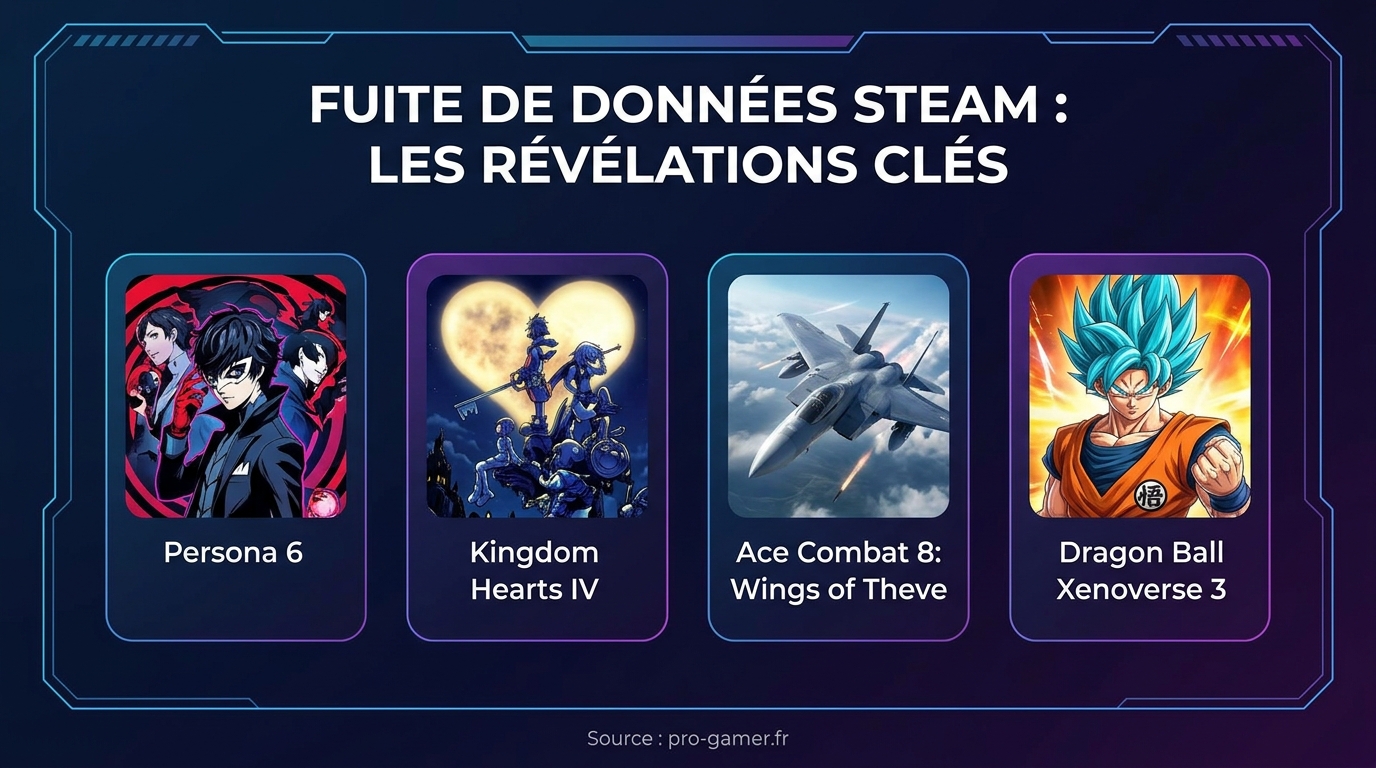 Fuite Steam succès