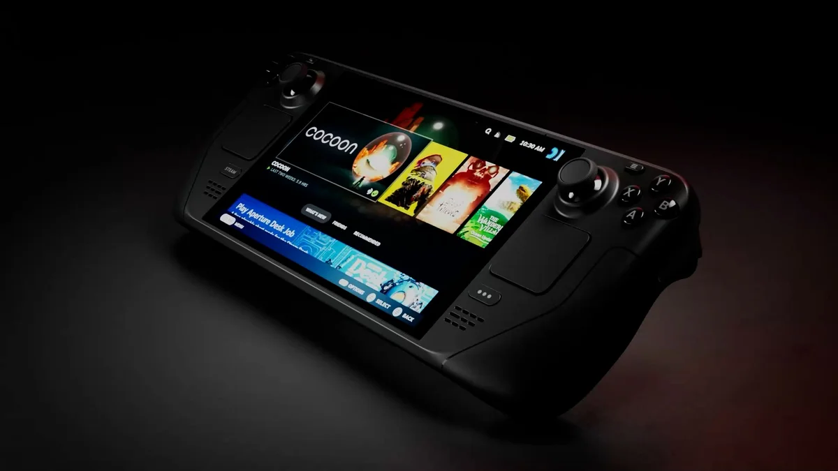 Console portable Valve Steam Deck OLED officielle