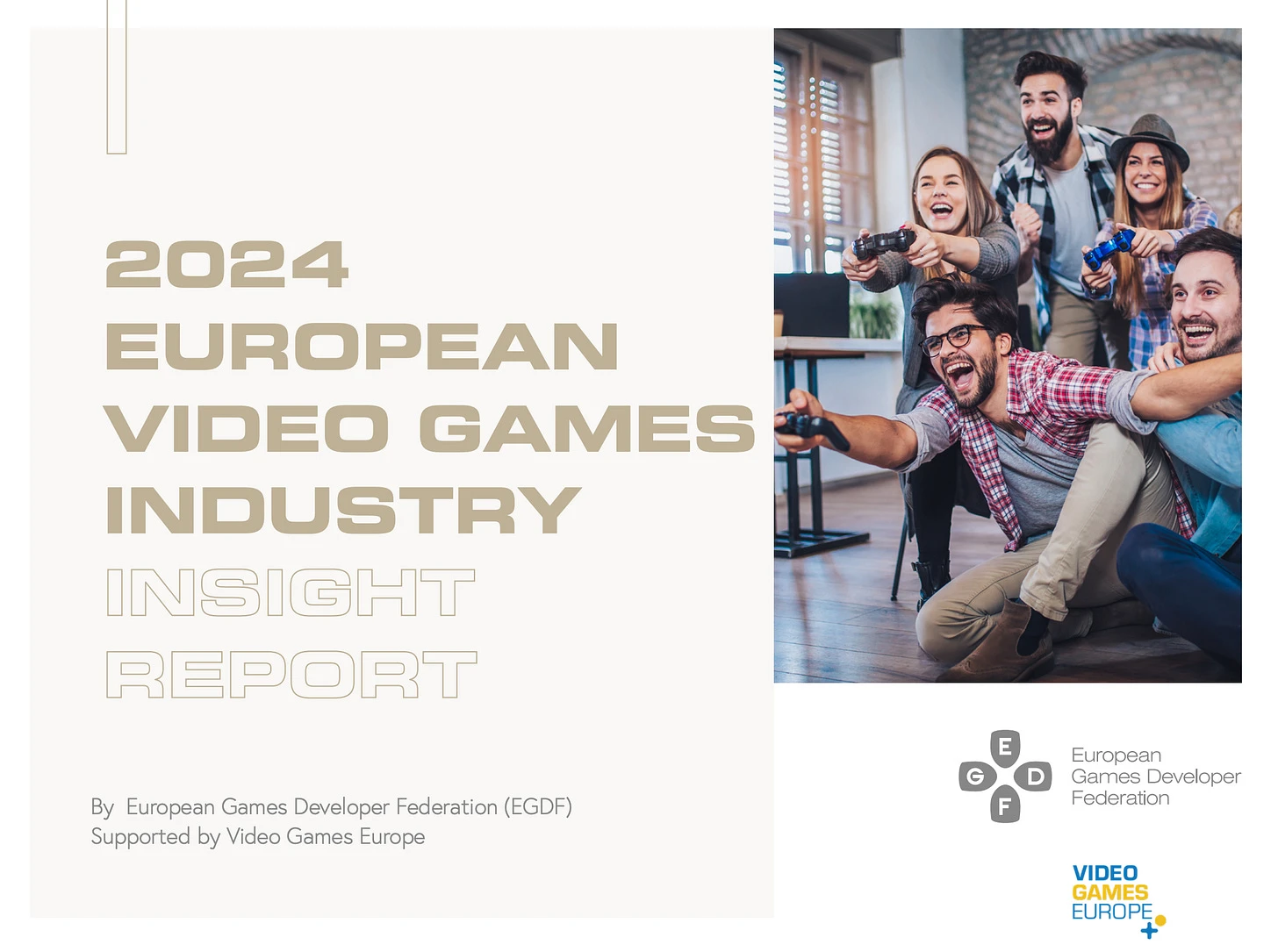 Infographie bilan officiel EGDF Video Games Europe 2024