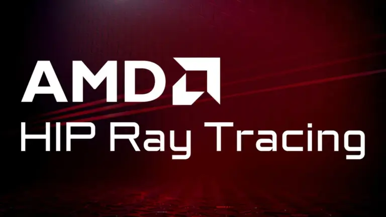 Logo officiel AMD HIP Ray Tracing HIPRT 3.2 APU Zen 6 Medusa