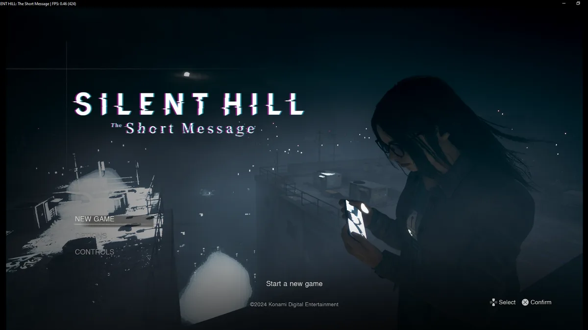 Silent Hill The Short Message tournant sur PC Windows via le convertisseur natif AnyPS5
