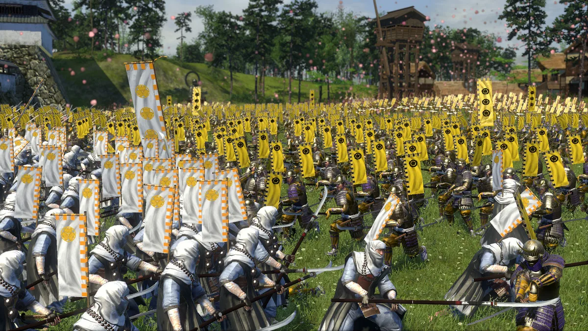 Bataille de samouraïs dans Total War Shogun 2 par Creative Assembly