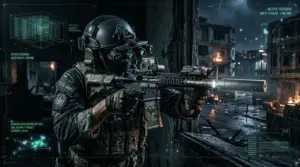 Soldat Call of Duty sous surveillance du systeme anti-triche RICOCHET