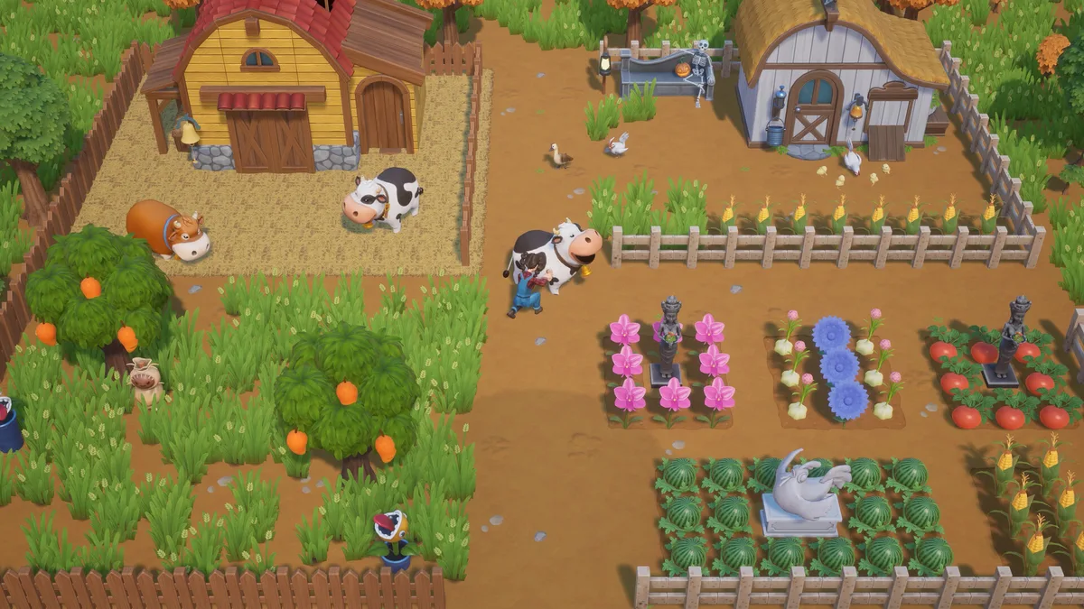 Coral Island gameplay ferme tropicale et vie insulaire sur Nintendo Switch 2