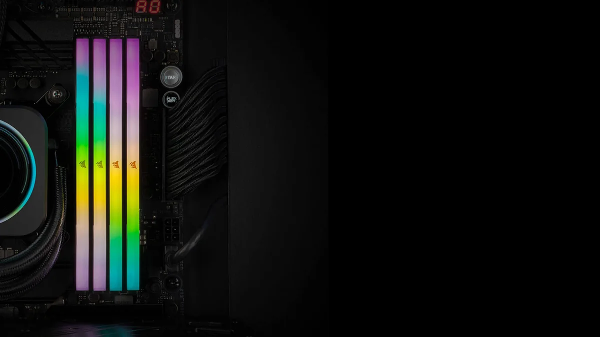 Barrettes de mémoire vive Corsair Vengeance RGB DDR5 6000 MT/s