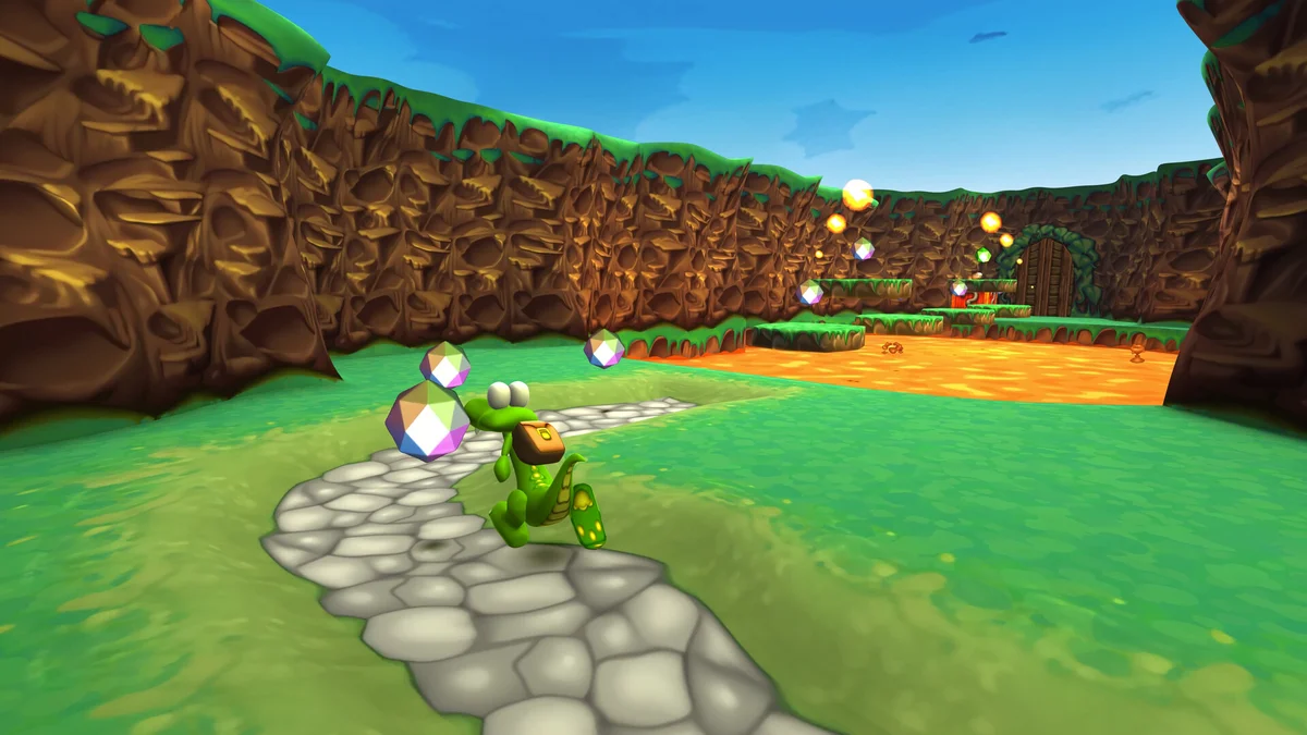 Croc Legend of the Gobbos remaster HD par Argonaut Games en édition boîte Nintendo Switch 2 et PS5