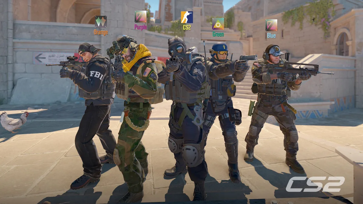 Affrontement compétitif sur Counter-Strike 2