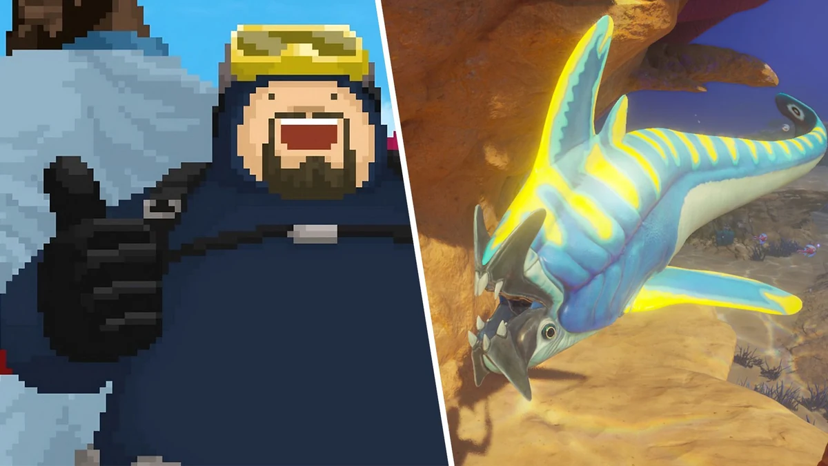 Dave explorant les fonds extraterrestres de Subnautica 2