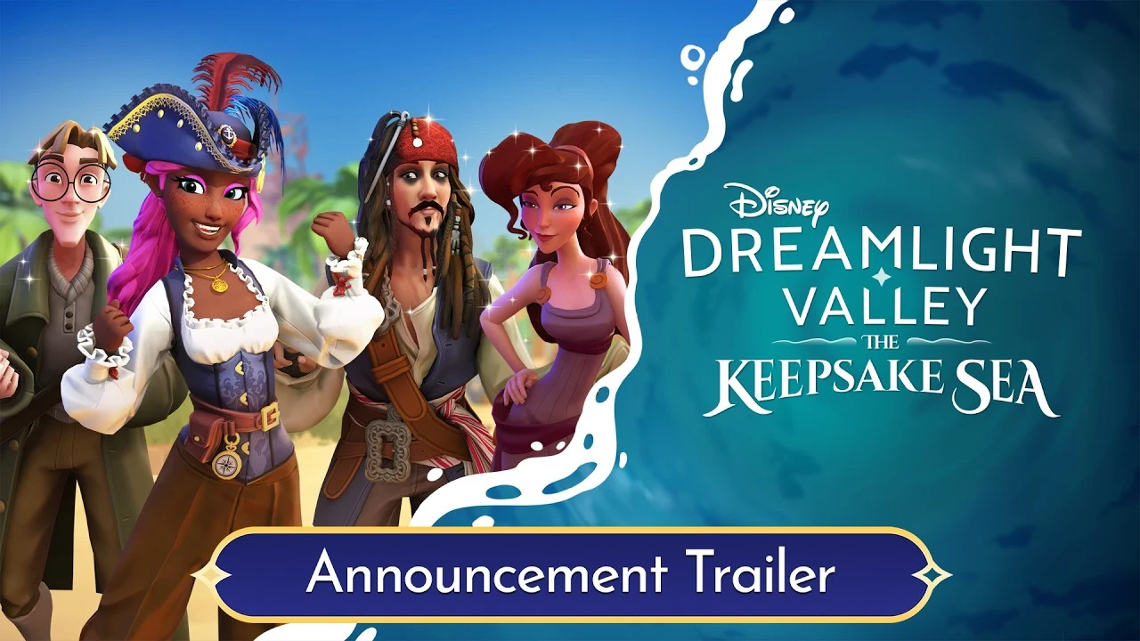 Disney Dreamlight Valley The Keepsake Sea key art officiel