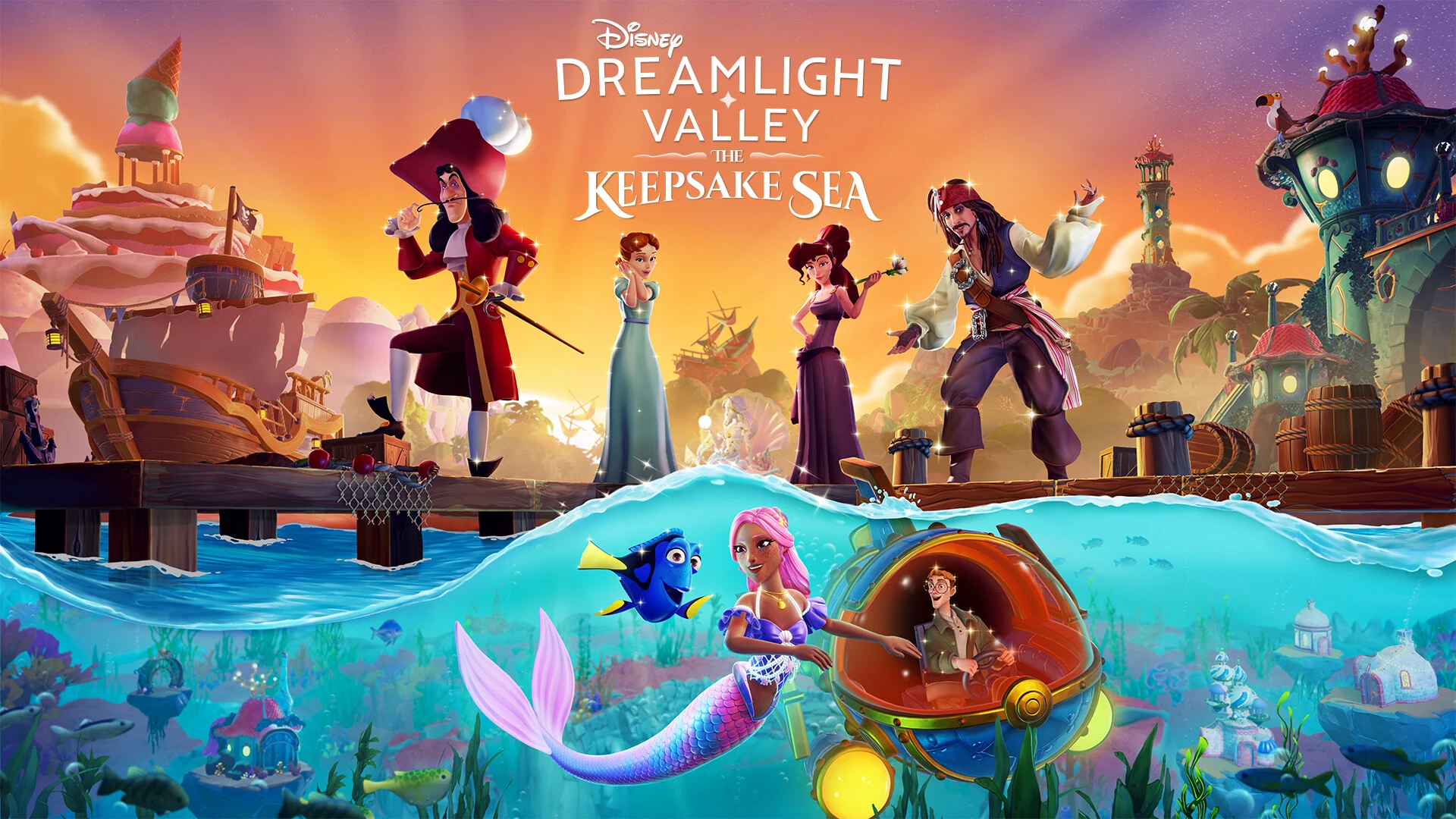 Disney Dreamlight Valley The Keepsake Sea exploration sous-marine et sirène