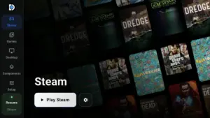 DroidDeck 0.6.0 interface Steam et PC Game Pass sur Android