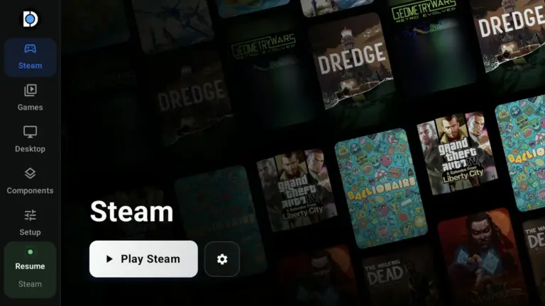 DroidDeck 0.6.0 interface Steam et PC Game Pass sur Android
