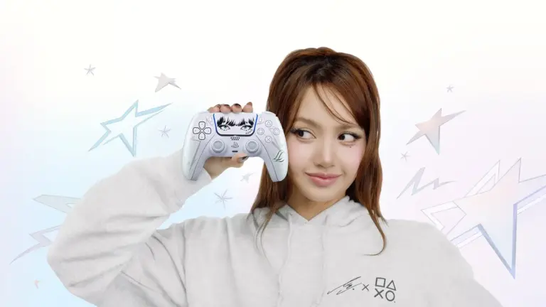 LISA de BLACKPINK avec la manette sans fil PS5 DualSense Édition Limitée LISA Chroma Pearl