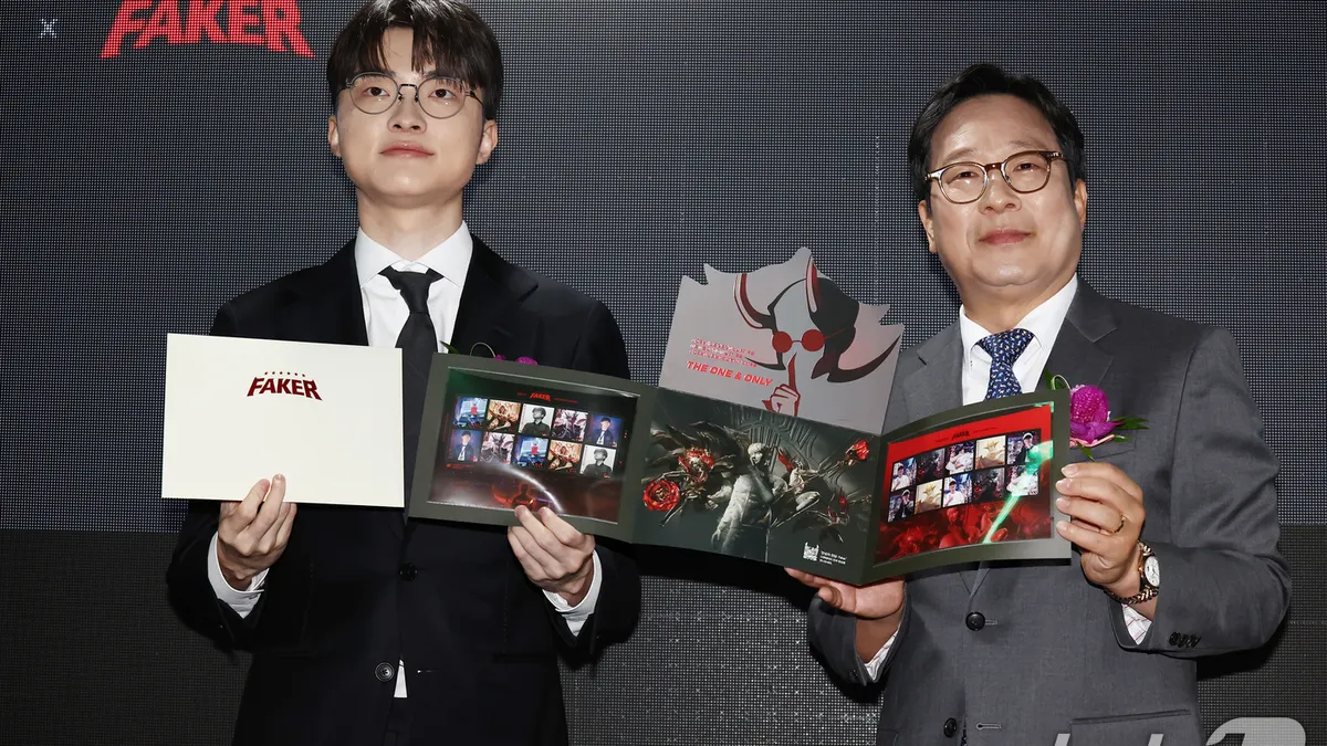 Faker timbre Korea Post