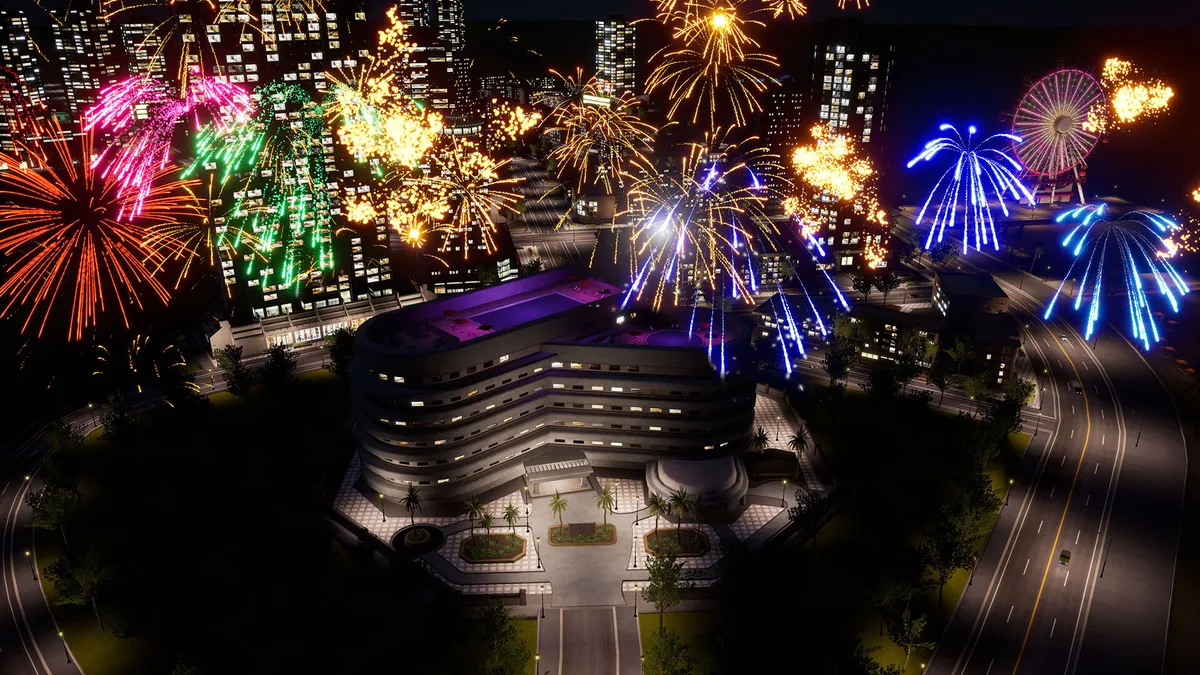 Fantavision 202X gameplay feux d'artifice 4K Unreal Engine PS5 et Steam