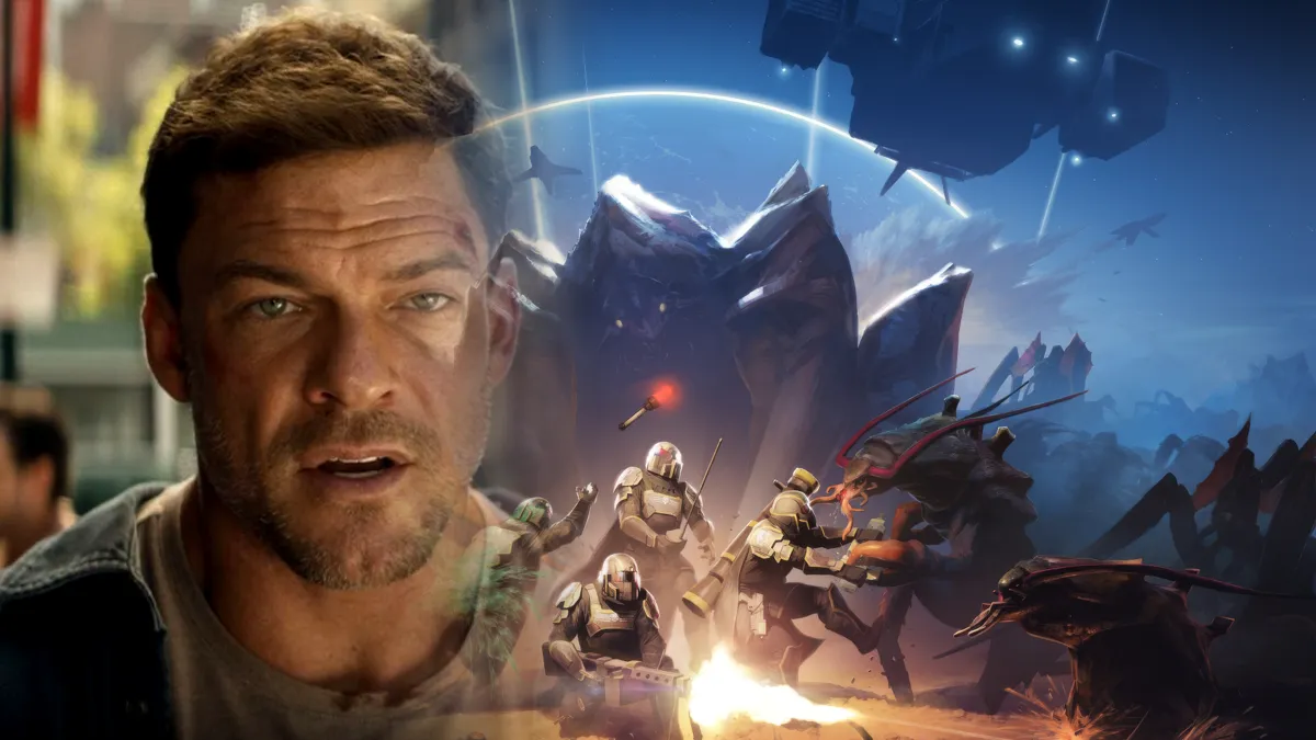 Alan Ritchson dans le film Helldivers de Sony Pictures