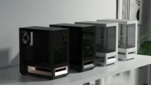 Écopes cuivrées, GPU de 425 mm et piège de l&rsquo;alimentation de 140 mm : ce que cache le boîtier panoramique Formula V Line Crystal Z3 à 79,99 $