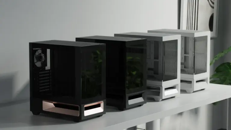 Écopes cuivrées, GPU de 425 mm et piège de l&rsquo;alimentation de 140 mm : ce que cache le boîtier panoramique Formula V Line Crystal Z3 à 79,99 $