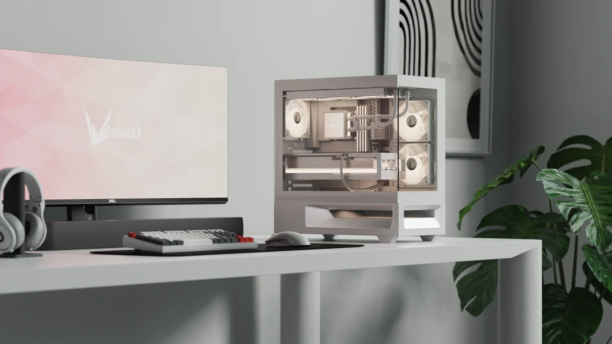 Boîtier PC ATX Panoramique Formula V Line Crystal Z3 Plus