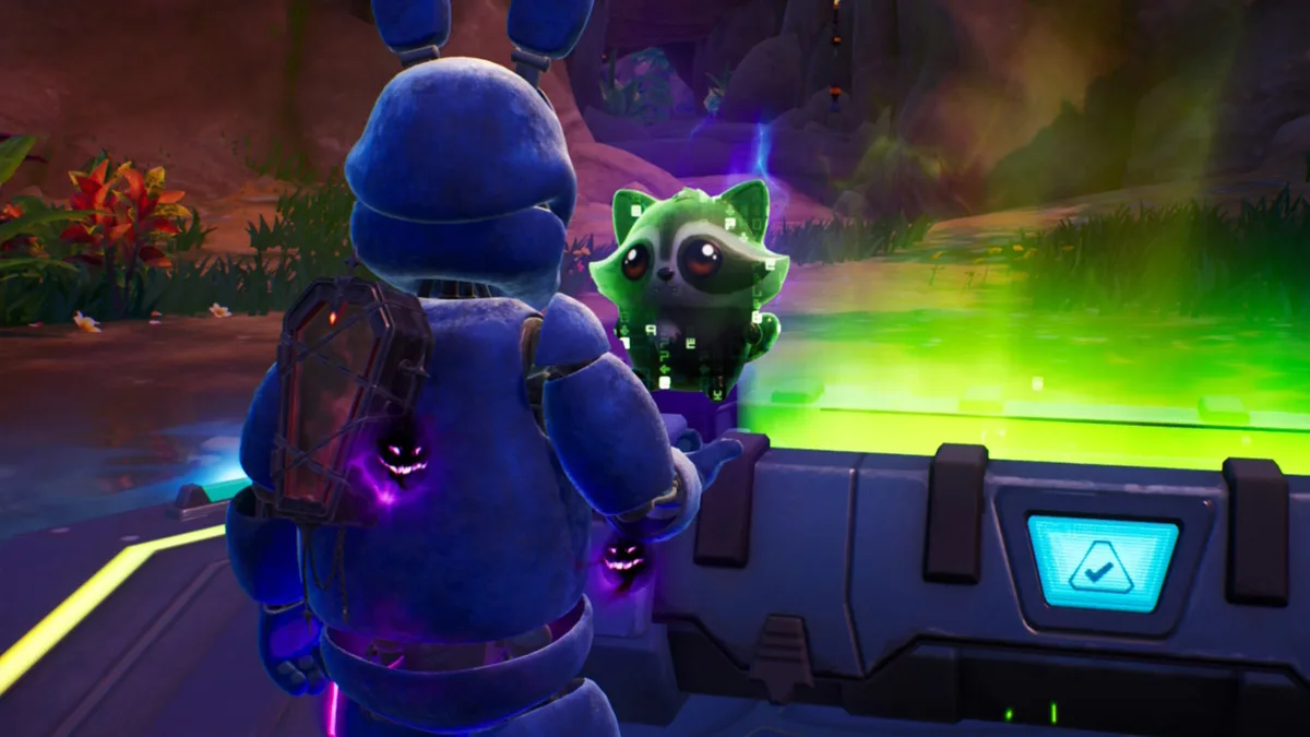 Extraction physique du Dumpster Dive Sprite raton laveur pour débloquer Jimothy dans Fortnite