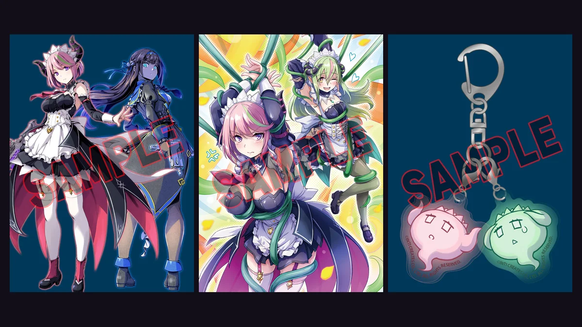 Illustrations officielles de Masanori Ito pour Gal Guardians Servants of the Dark sur Nintendo Switch 2