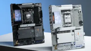 VRM 16+2+2 phases, PCIe 5.0 et design anime ARI : Gigabyte décline sa carte mère AM5 B850 AORUS ELITE-P en édition noire